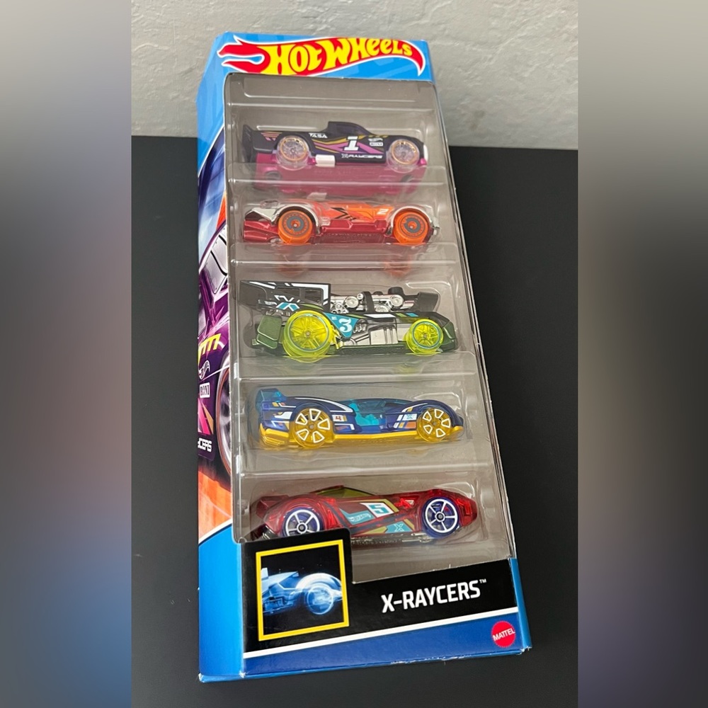 Hot Wheels X-Raycers 5 Pack Car Set New